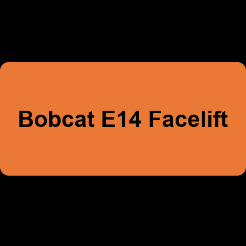 Bobcat E14 Facelift